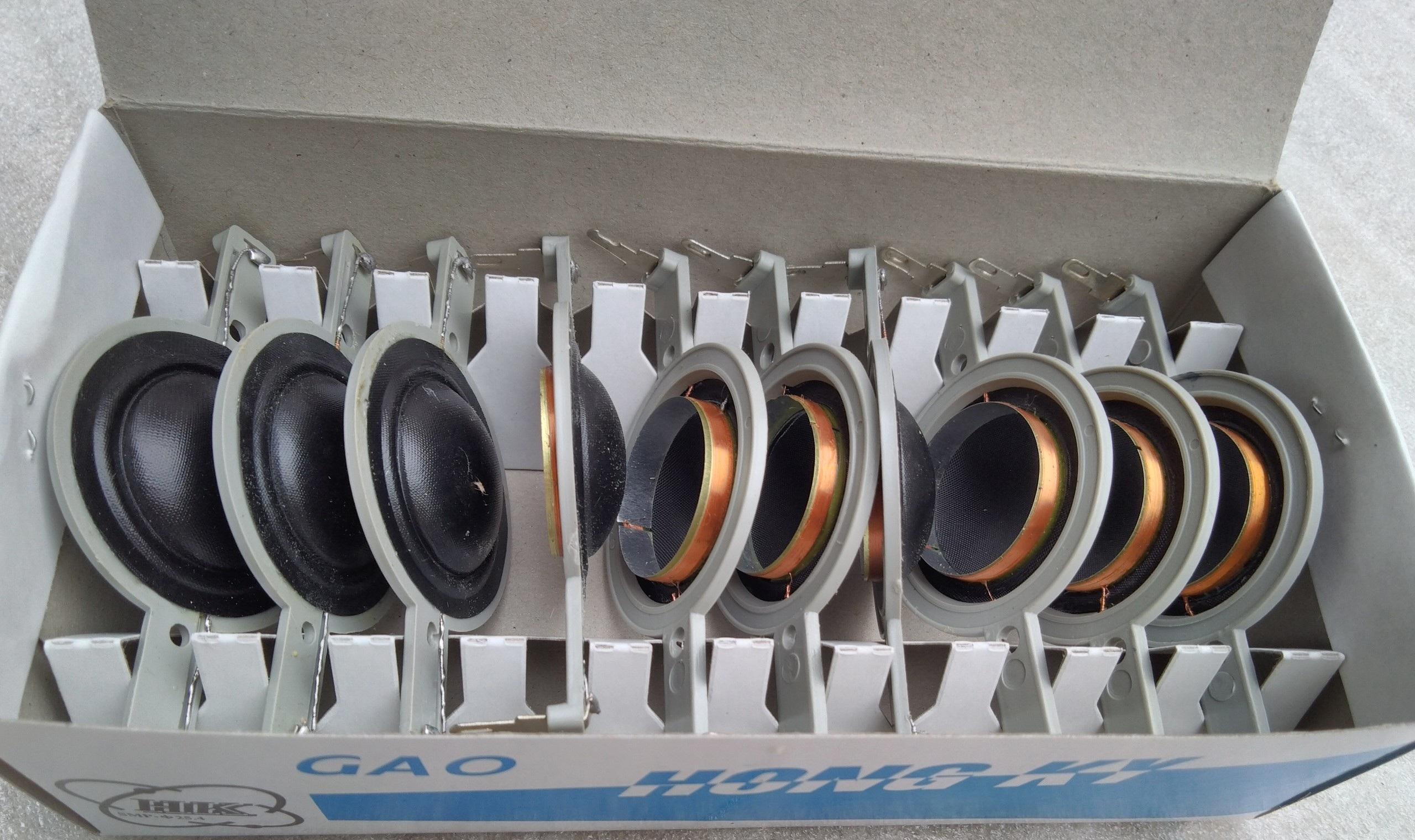 COIL LOA TREBLE 25MM MÀNG LỤA MÀU ĐEN - HỘP 10 CÁI