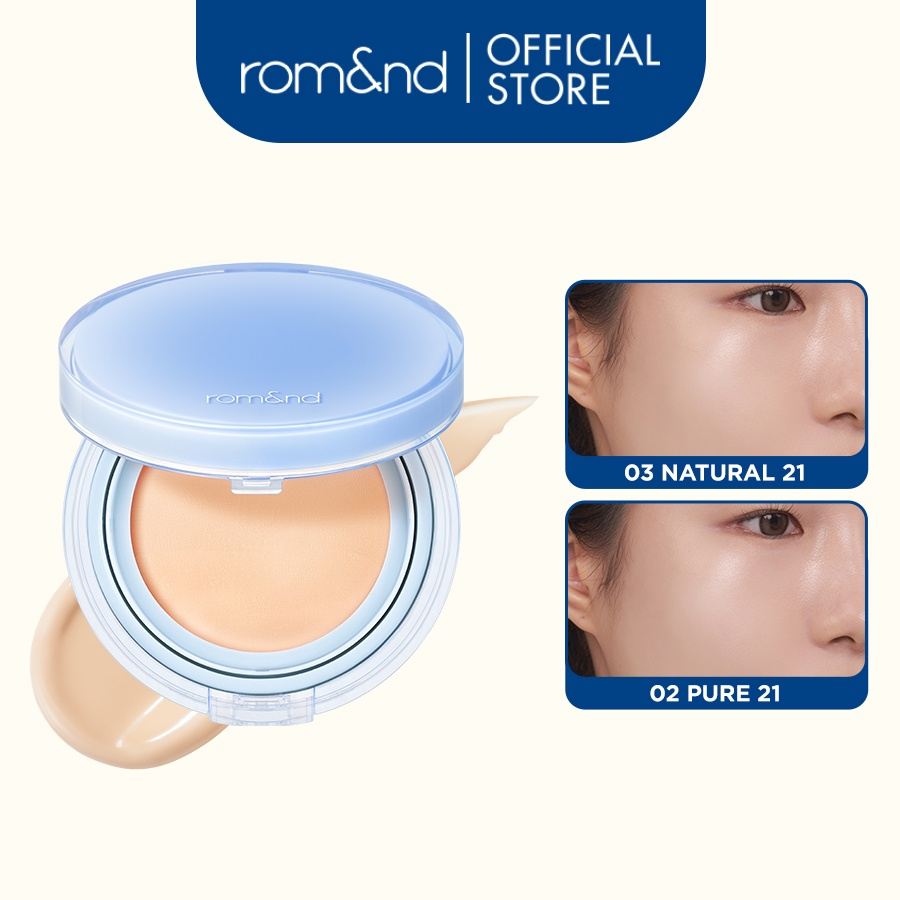 [Rom&nd] [Ve-easy] Phấn Nước Cho Da Căng Bóng Romand Bare Water Cushion 20g