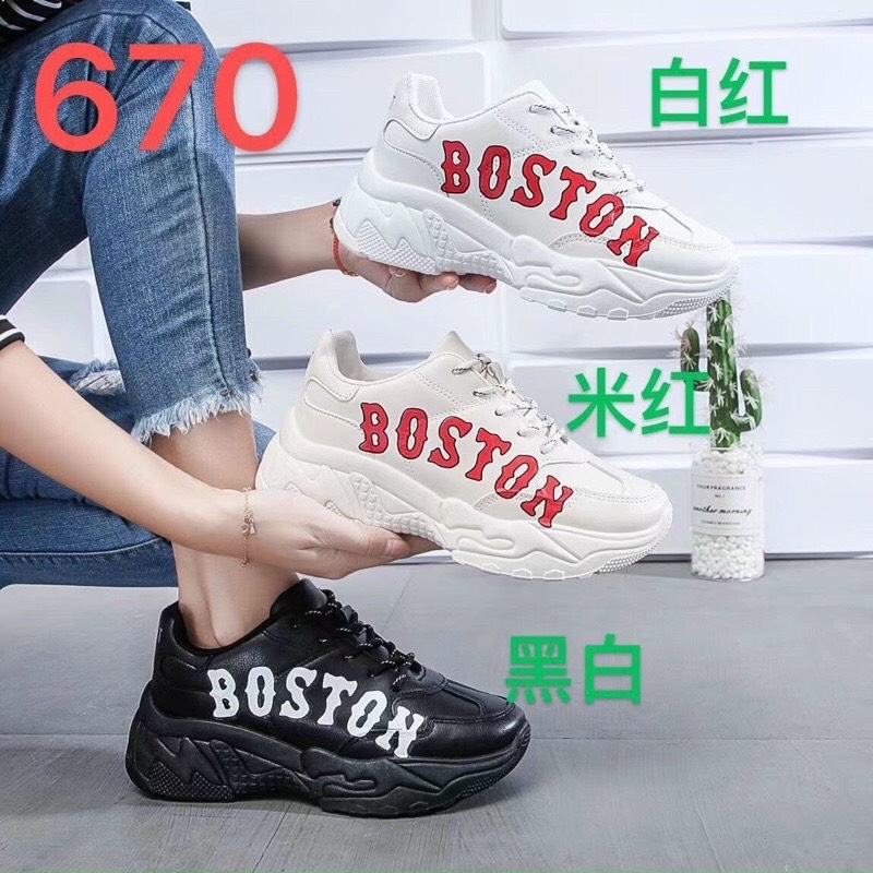 Giày bata nữ in chữ NY, BOTON siêu hot