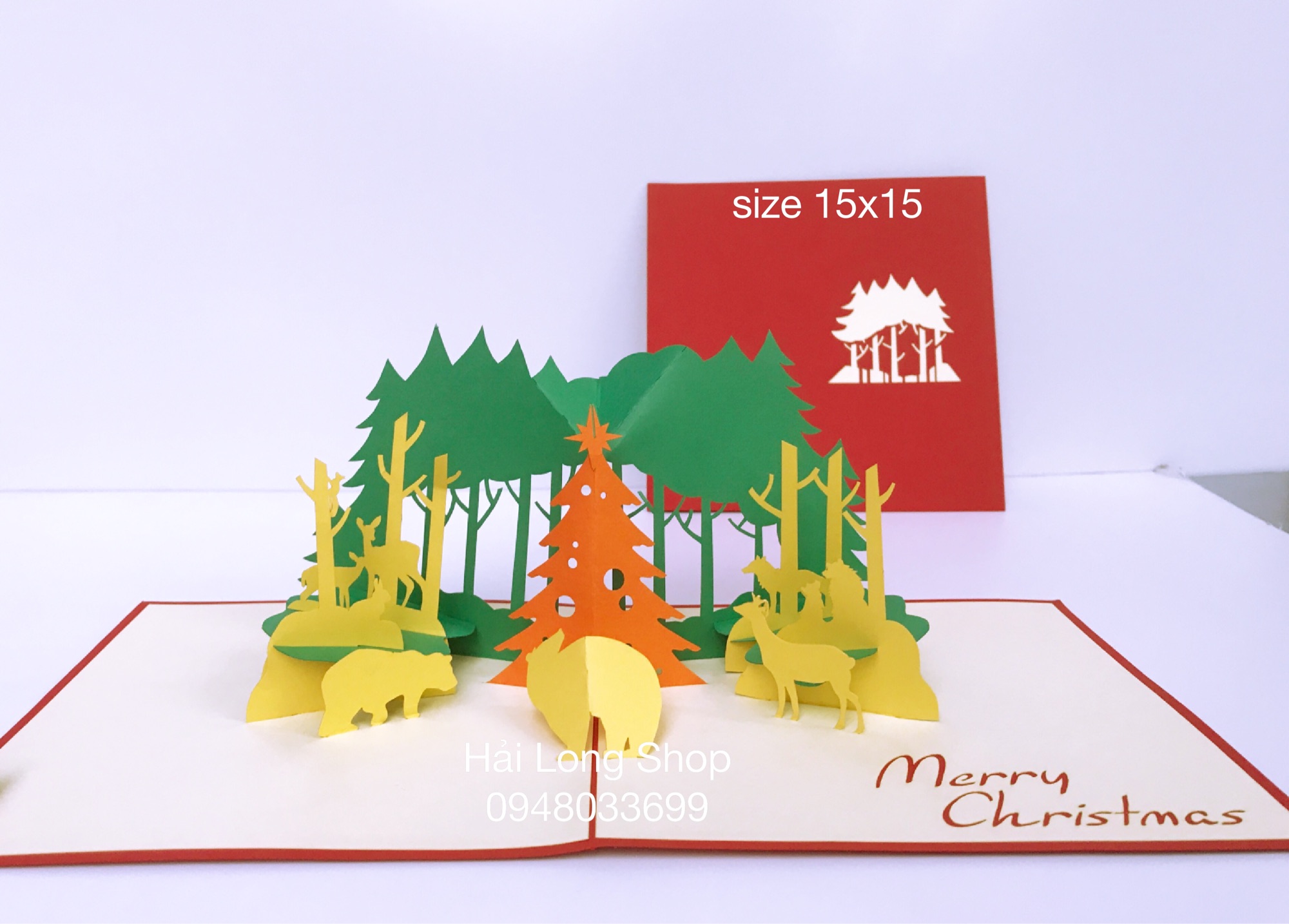 Khu Rừng 1 ( Forest ) - Noel - Thiệp 3D
