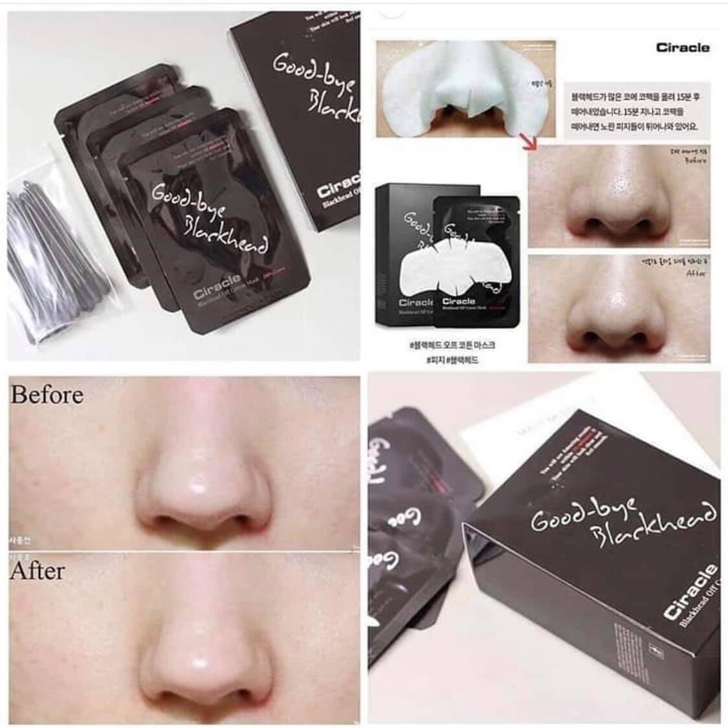 Miếng Mặt Nạ Đẩy Mụn Đầu Đen Ciracle Goodbye Blackhead (5ml)
