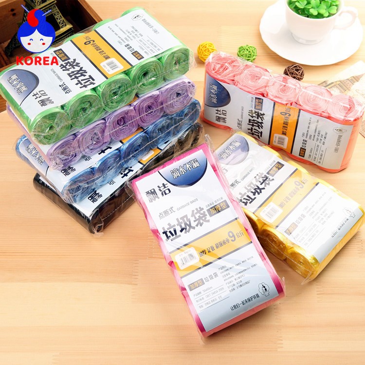 Lốc 5 cuộn bao, túi nylon đựng rác chất lượng GIA DỤNG KOREA