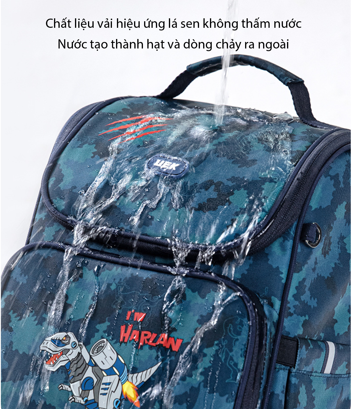 Balo Chống Gù UEK Siêu Nhẹ Chống Thấm Chống Bụi Bẩn Balo Học Sinh Cặp Sách Chống Gù Balo Đi Học Cặp Chống Gù