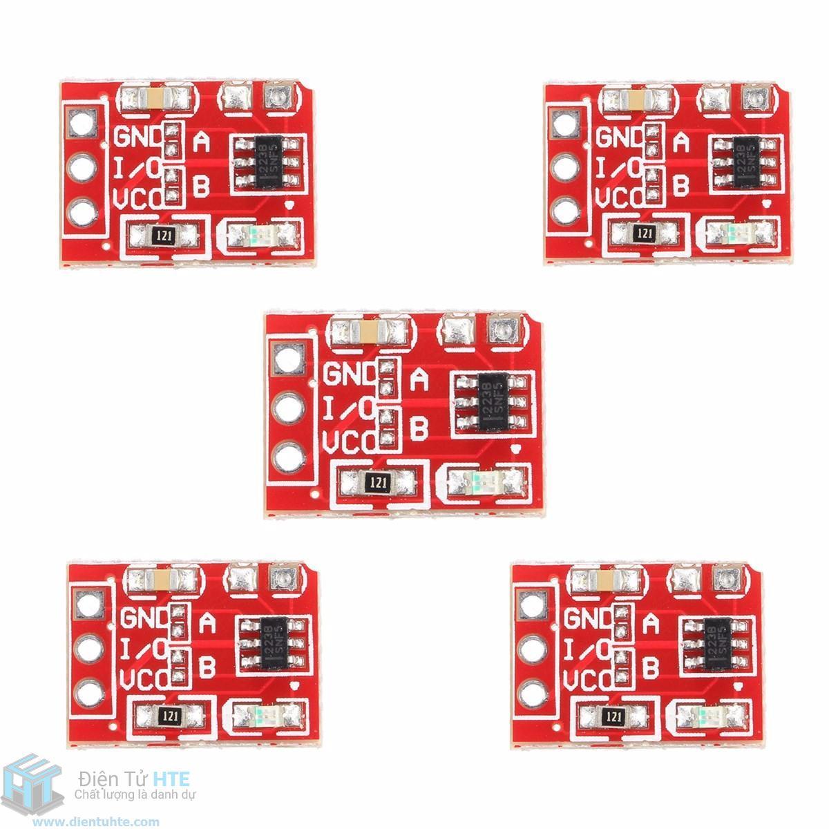 Combo 4 Module Cảm Ứng 1 Chạm Điện Dung TTP223B TTP223 Mini