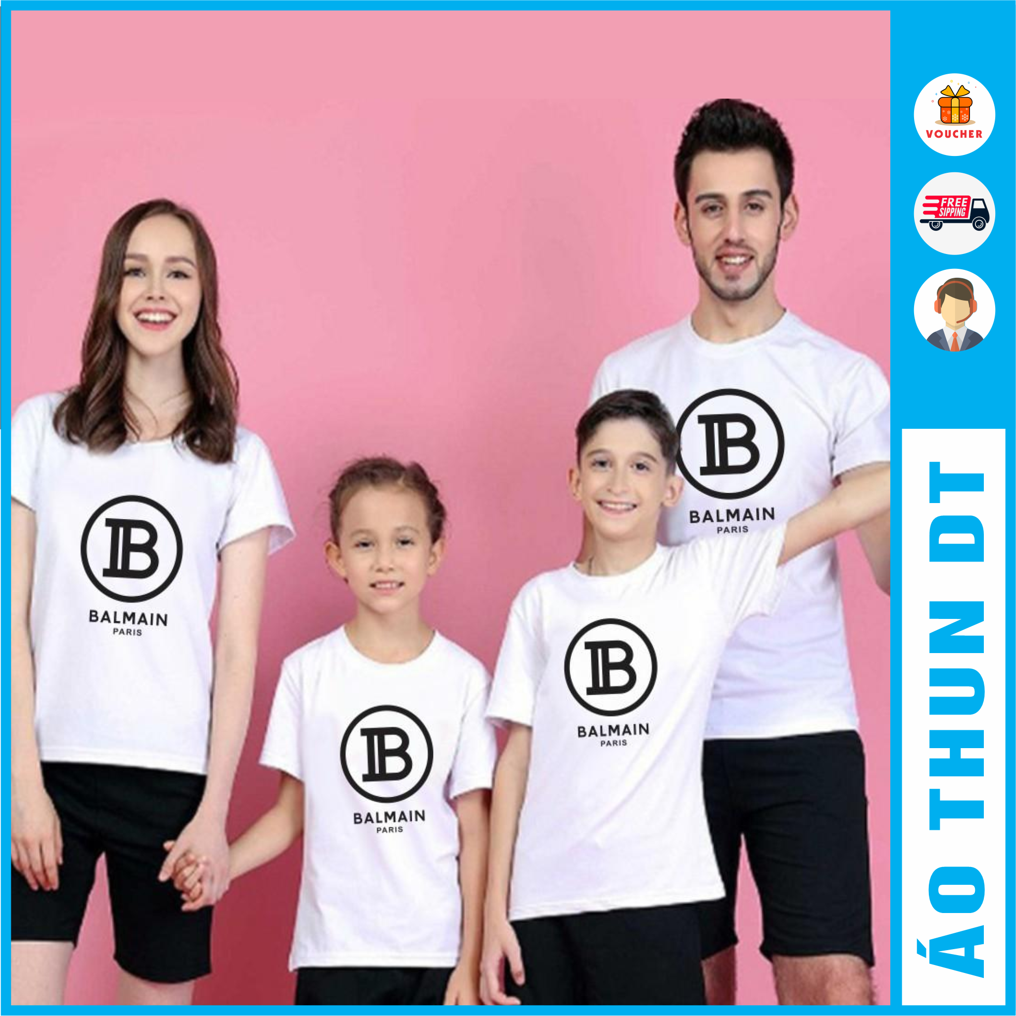 Áo thun gia đình IB