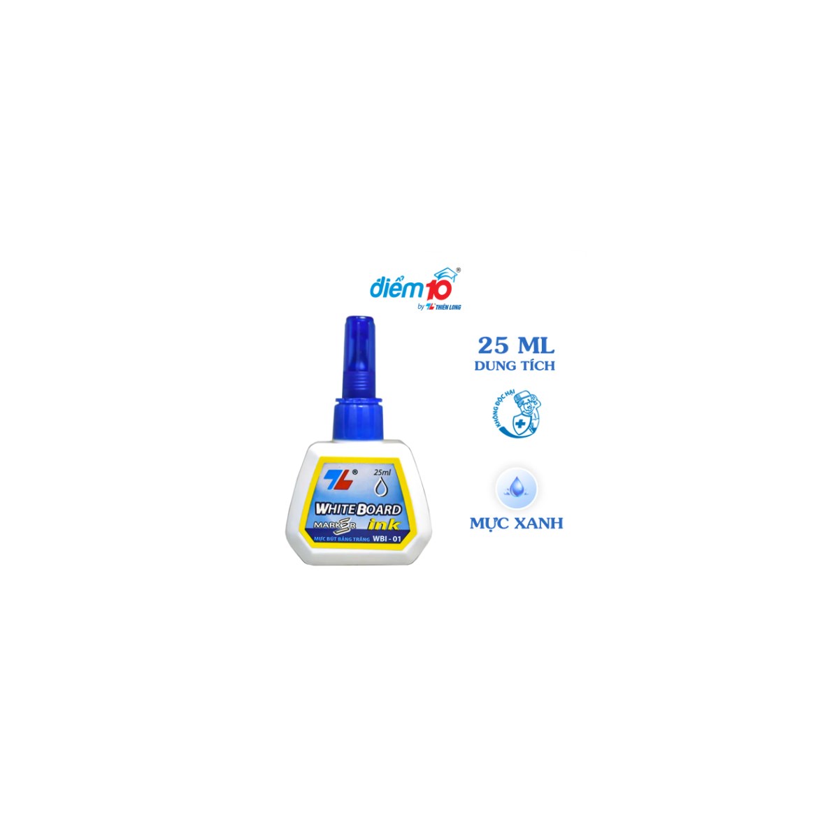 Mực Bút Lông Bảng Thiên Long WBI-01 25ml