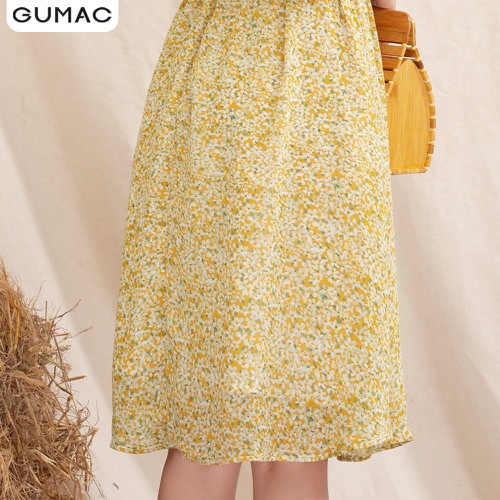 Đầm hoa eo nhún GUMAC DA1029 - Size M