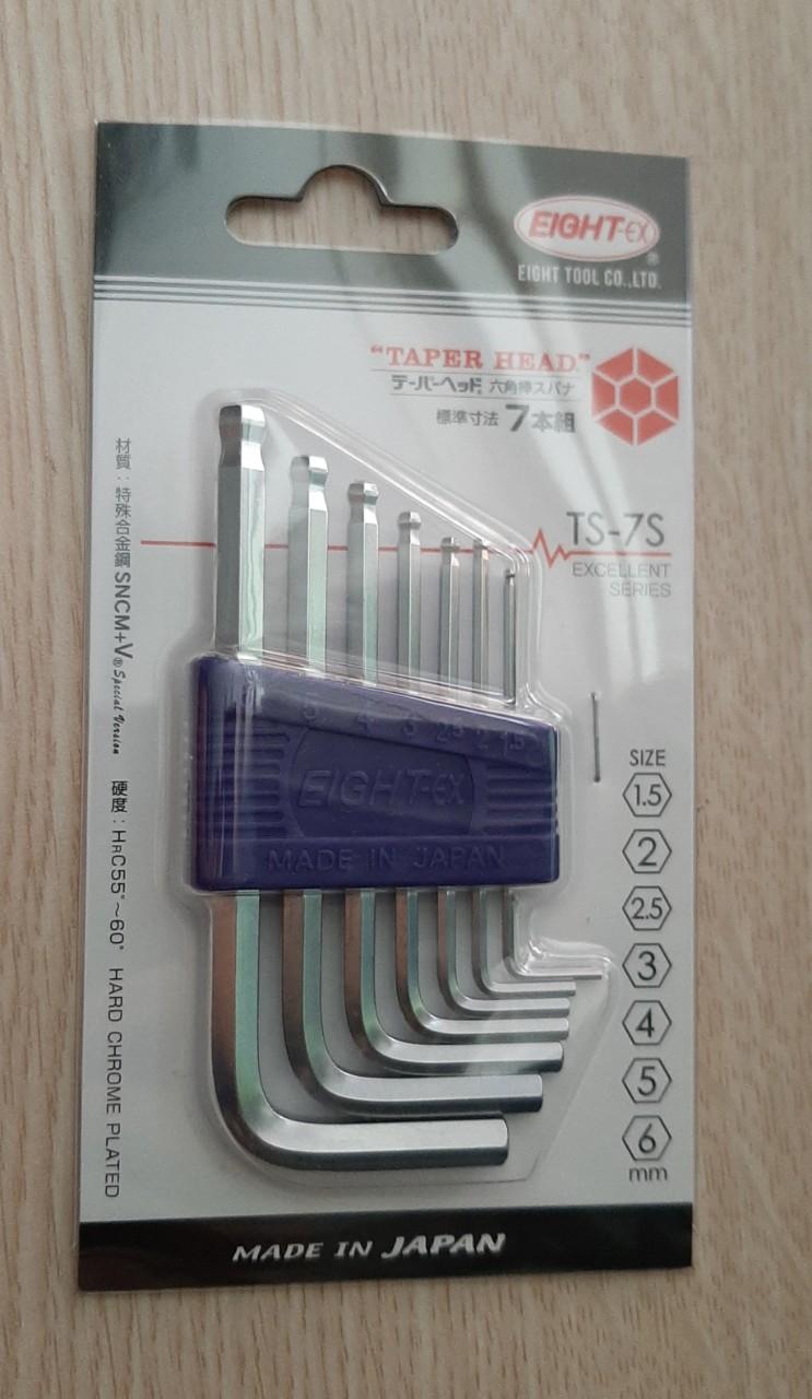 Bộ Lục giác EIGHT TS 7S japan Hex Key set