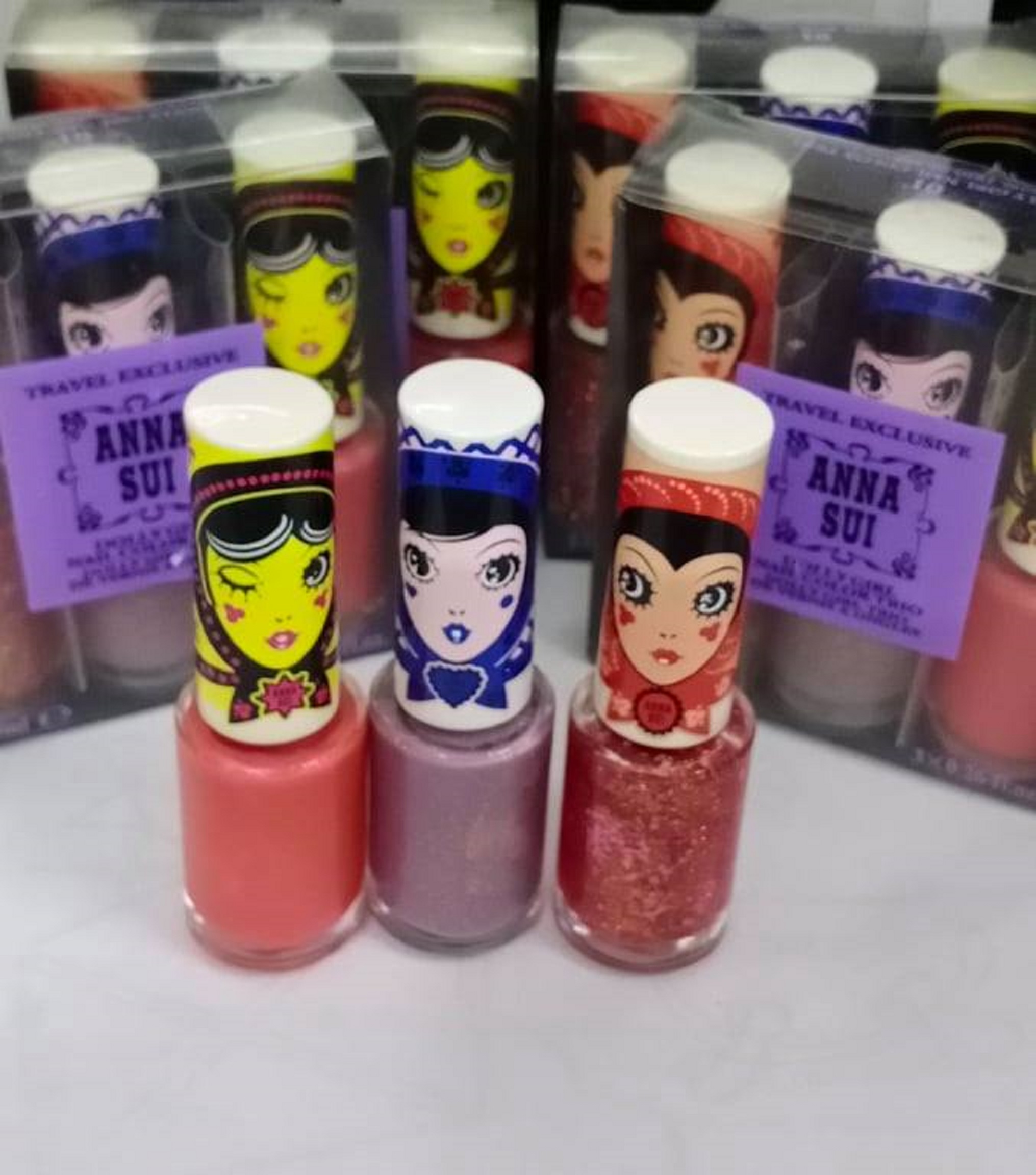 Sơn móng tay cao cấp Anna Sui/ Nhật - Set 3 chai