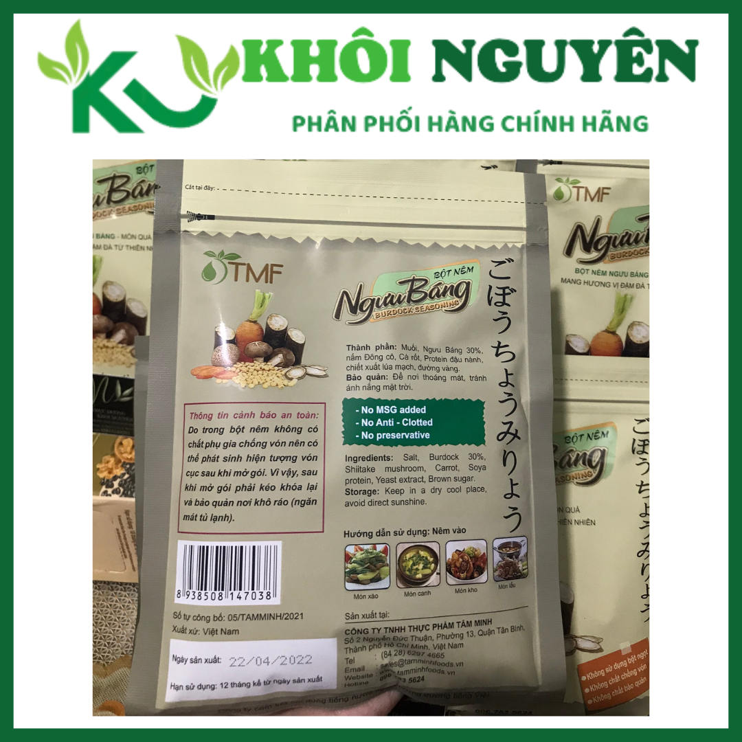 Bột nêm chay ngưu báng gói 200g [Cty TMF]