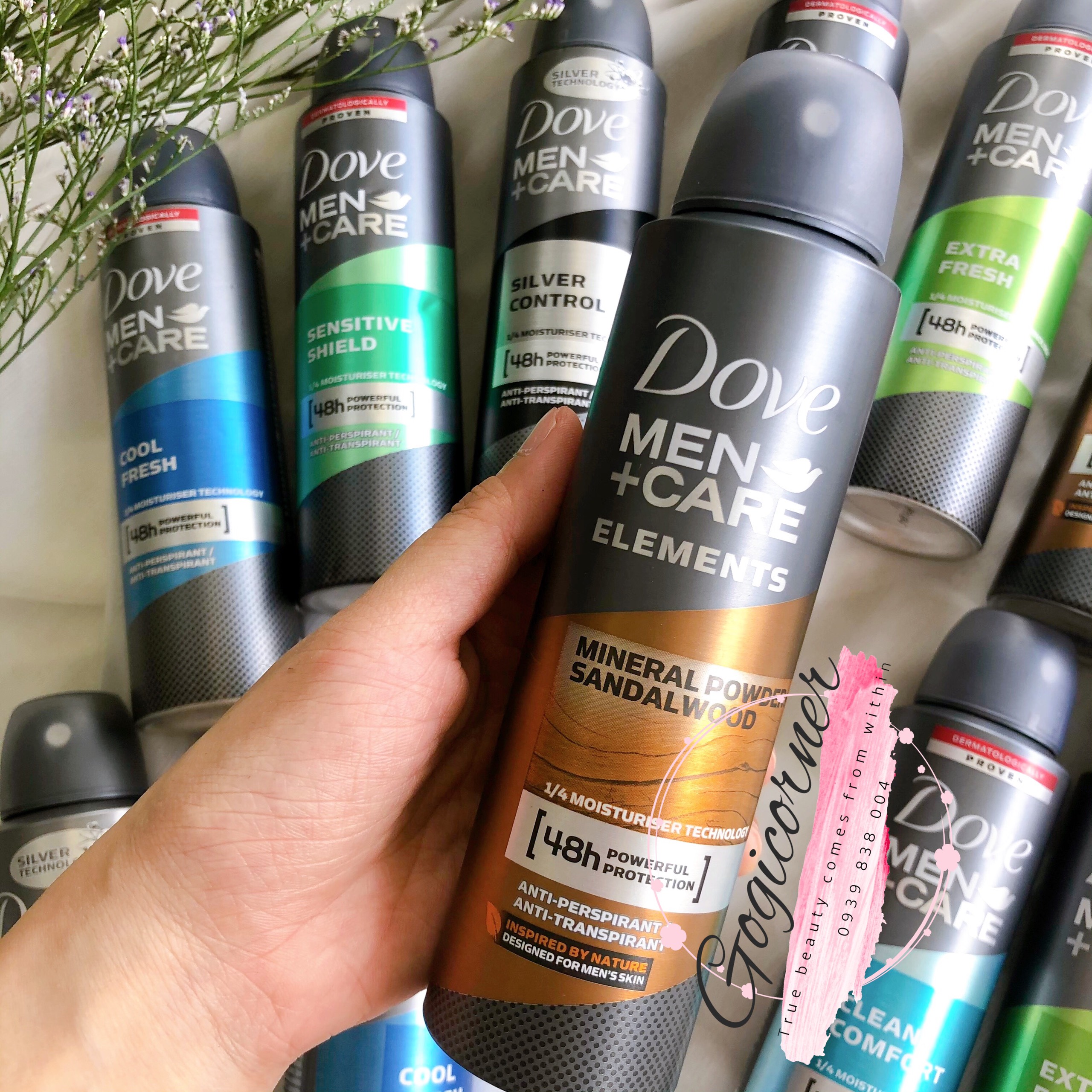 XỊT KHỬ MÙI NAM DOVE MEN CARE 150ML