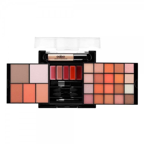Set trang điểm gồm phấn mắt - phấn má hồng - son odbo beauty in one od1006