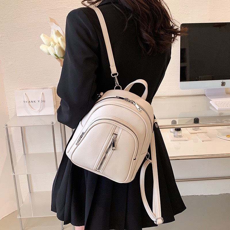balo mini thời trang nữ chất liệu da kiểu dạng basic tre trung