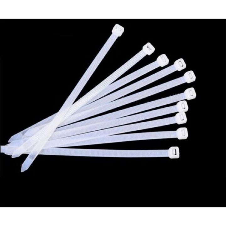(NGUYÊN TÚI) 1000 dây rút, dây thít trắng cố định siêu chắc chắn loại 10cm