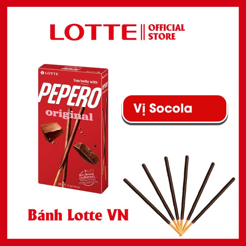 (7 Vị) Bánh Que Pepero Lotte Hàn Quốc 32g