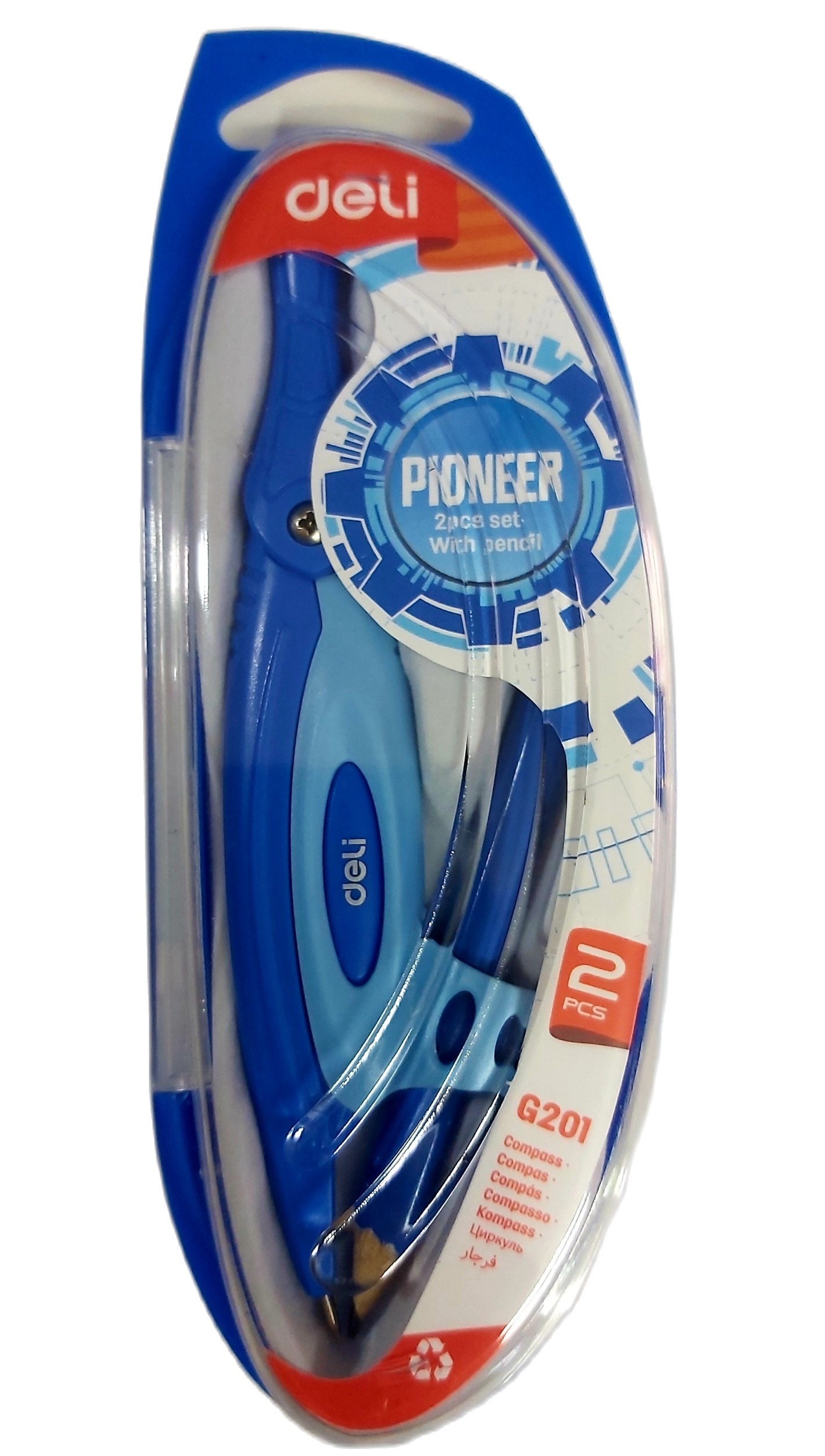 Dụng cụ học sinh - Compa chì Cây Deli G201