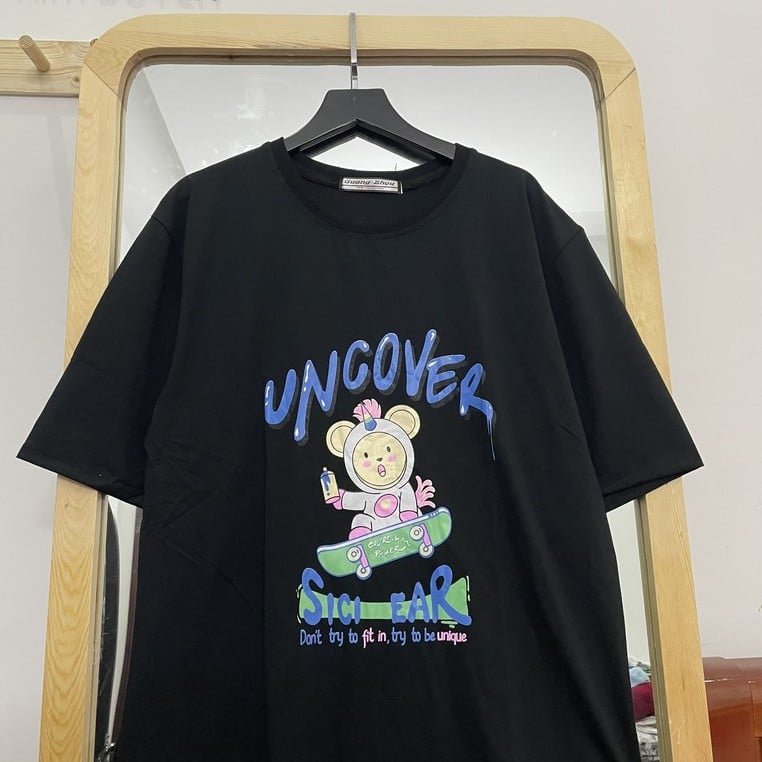 Áo thun UNCOVER nam nữ ,freesize phong cách Hàn Quốc