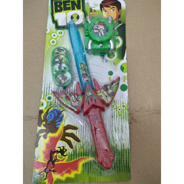 Vỉ đồ chơi đồng hồ ben ten và phát sáng