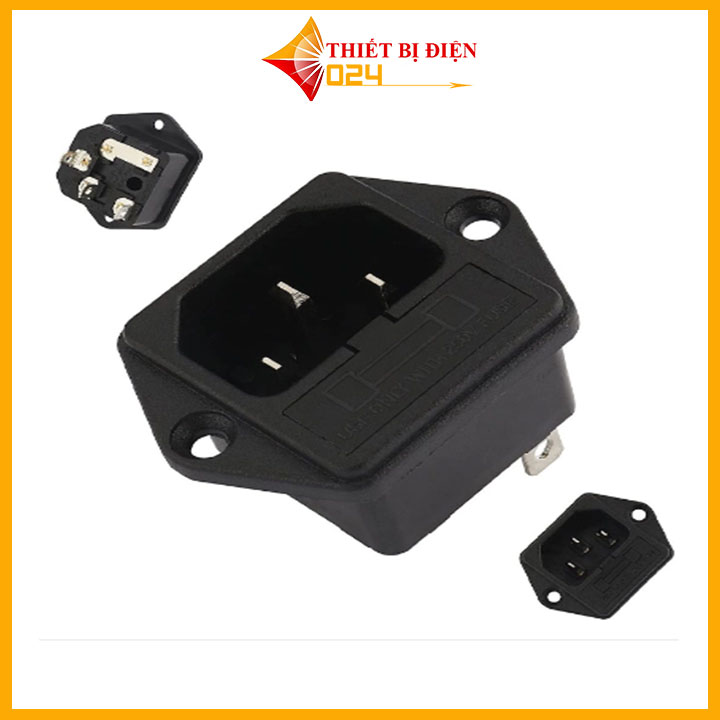 Ổ cắm nồi cơm -Jack Cắm Âm 3 Chân 220VAC