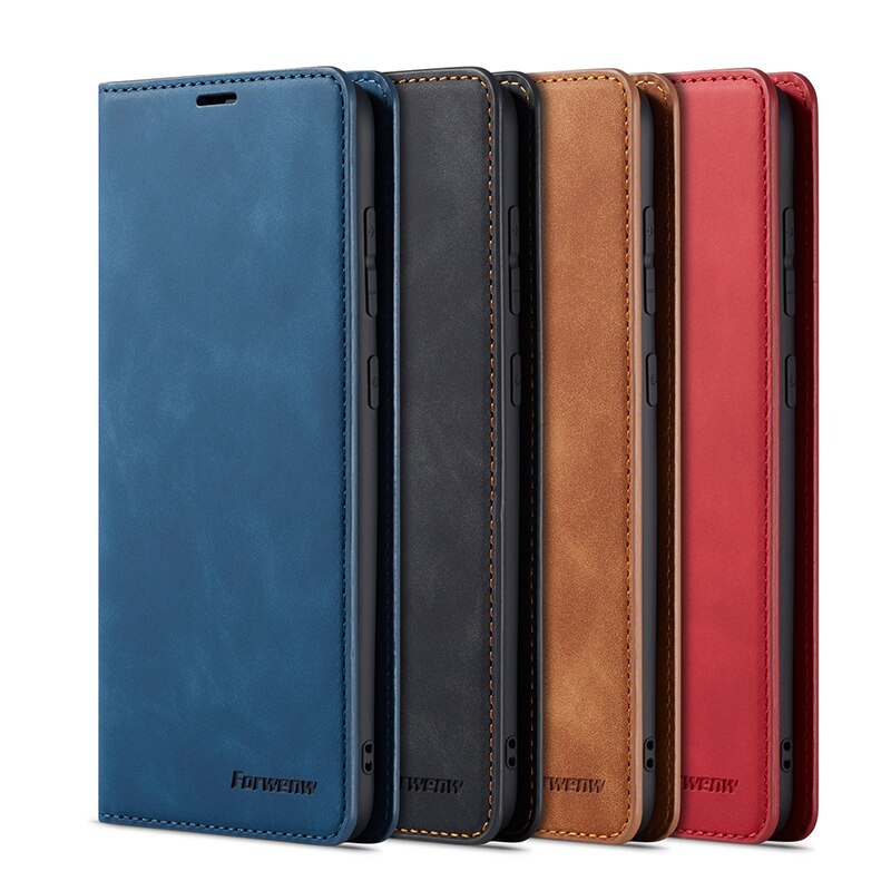 Bao Da dạng ví cài thẻ tiện lợi Nắp Gập Cho Samsung Note 8, Note 9, Note 10, Note 10 Plus, Note 20, Note 20 Ultra