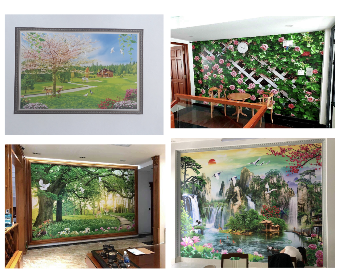 Tranh dán tường 3D Phòng Thờ: Phúc - Lộc- Thọ, 143