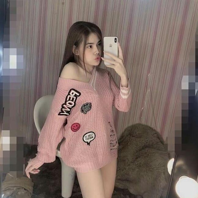 Áo len form rộng