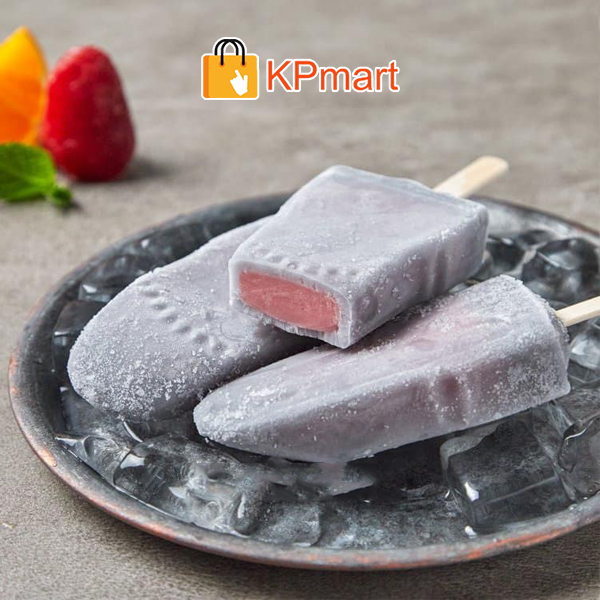 Kem cá mập dâu cam Hàn Quốc Lotte Jaws Bar 75ML