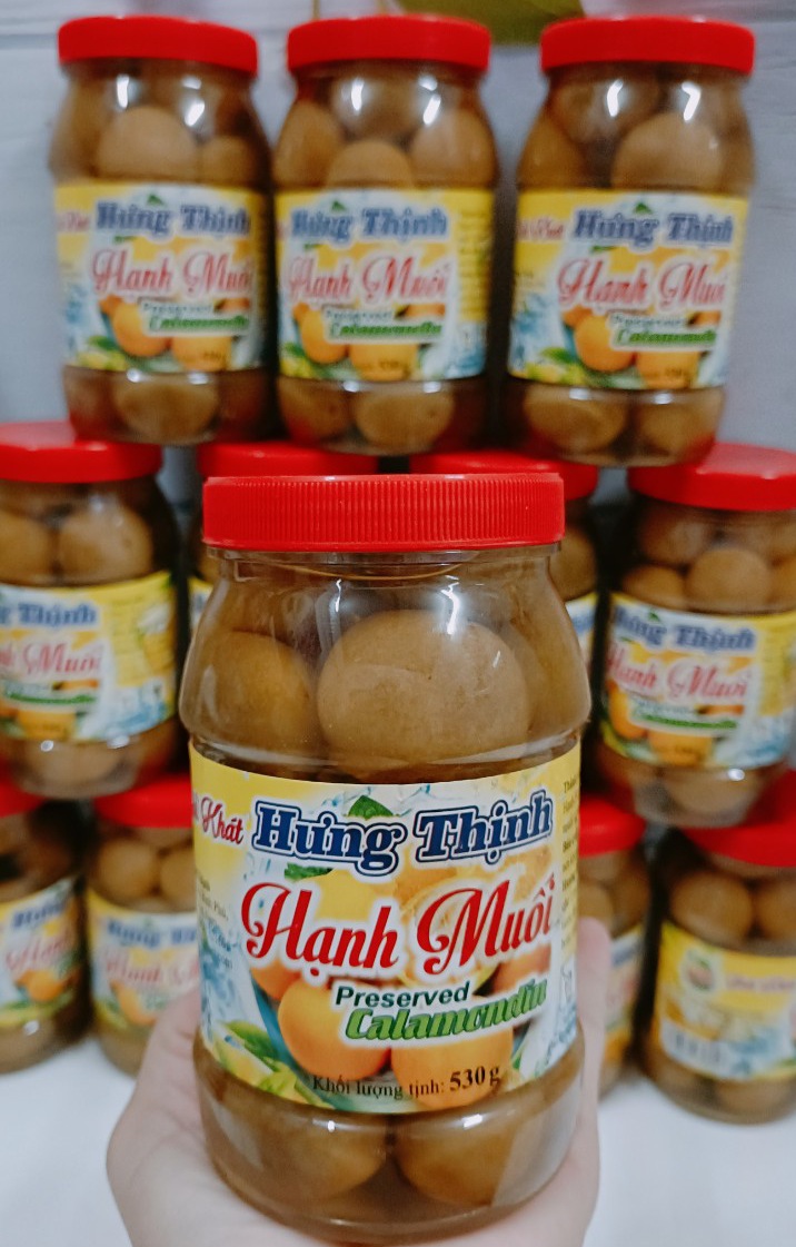 (FREESHIP) Hủ 530Gr Hạnh Muối Hưng Thịnh Bến Tre