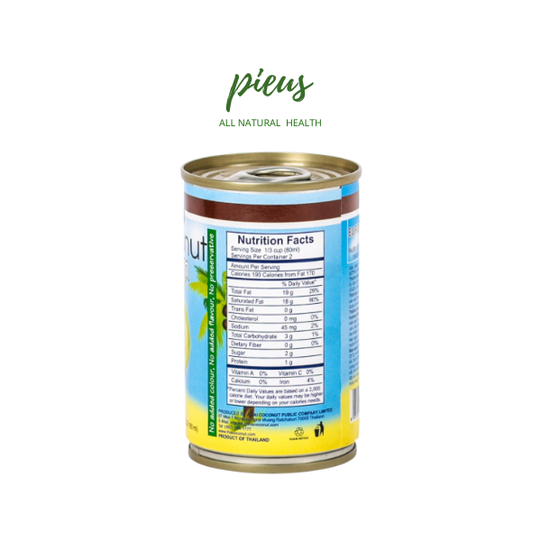 Nước cốt dừa đậm đặc | Coconut Cream Eufood 165ml/ 400ml