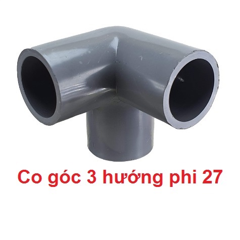 Set 5 cái Co góc 3 hướng phi 27mm (nhựa PVC Siêu Thành ST)