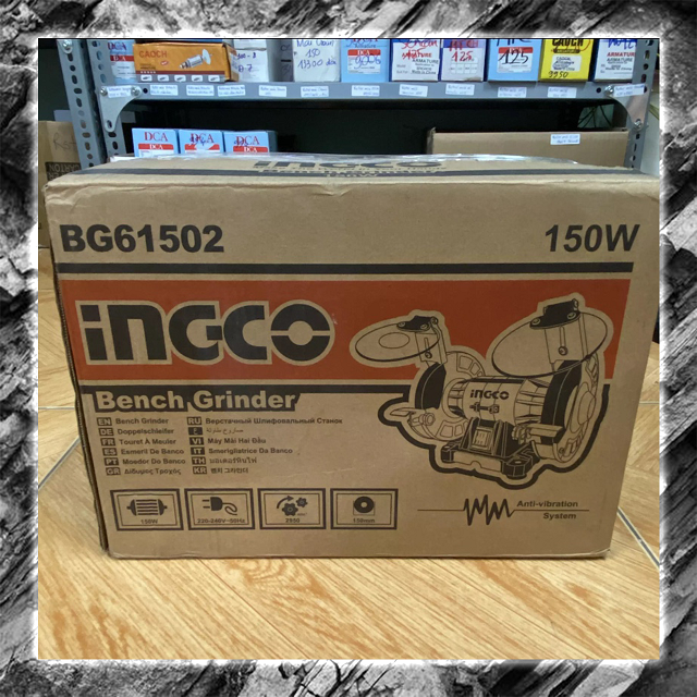 Máy mài 2 đá 150mm INGCO BG61502 150W
