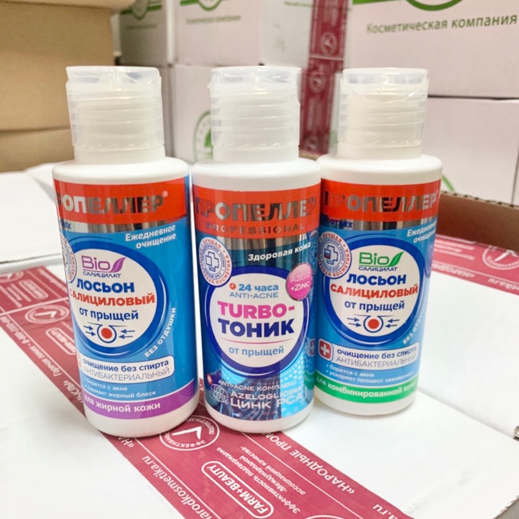 [HCM]Toner giảm mụn Propeller SOS vạch tím