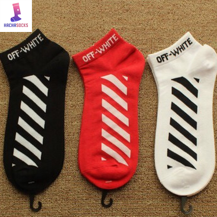 OW Diagonal Low-Cut Ankle Short Socks