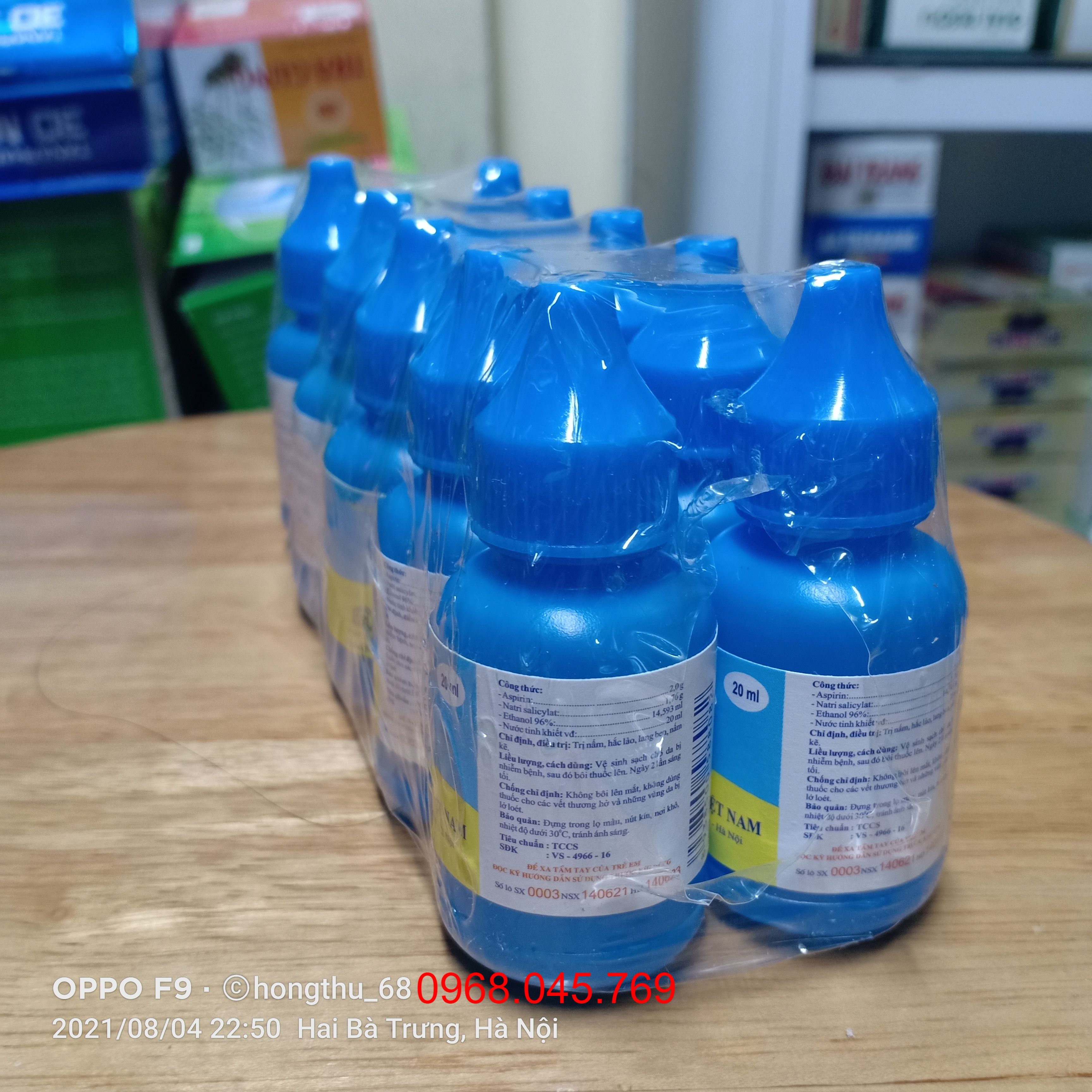 Cồn hắc lào lang ben ASA 10ml/20ml...