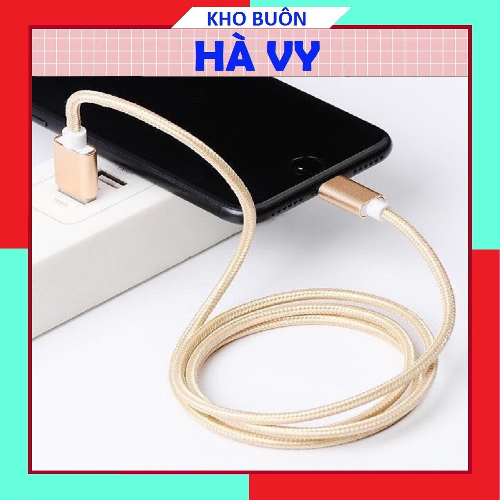 Cáp sạc dây dù Lightning, Androi Cao cấp