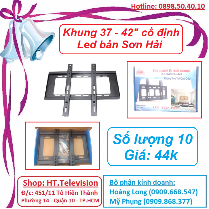Khung Tivi LED Cố Định 37 in Đến 42 in