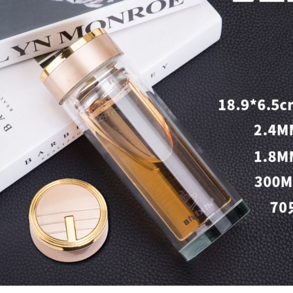 Combo 2 Bình giữ nhiệt thủy tinh 2 lớp