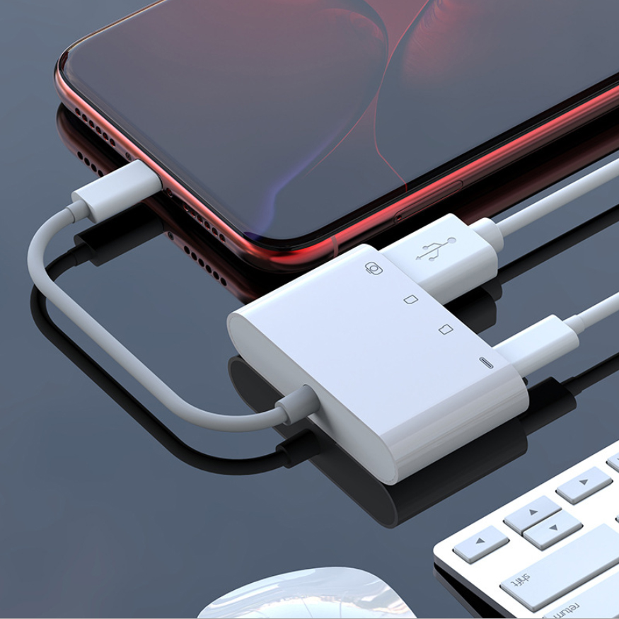 Đầu đọc thẻ nhớ SD cho iphone OTG lightning