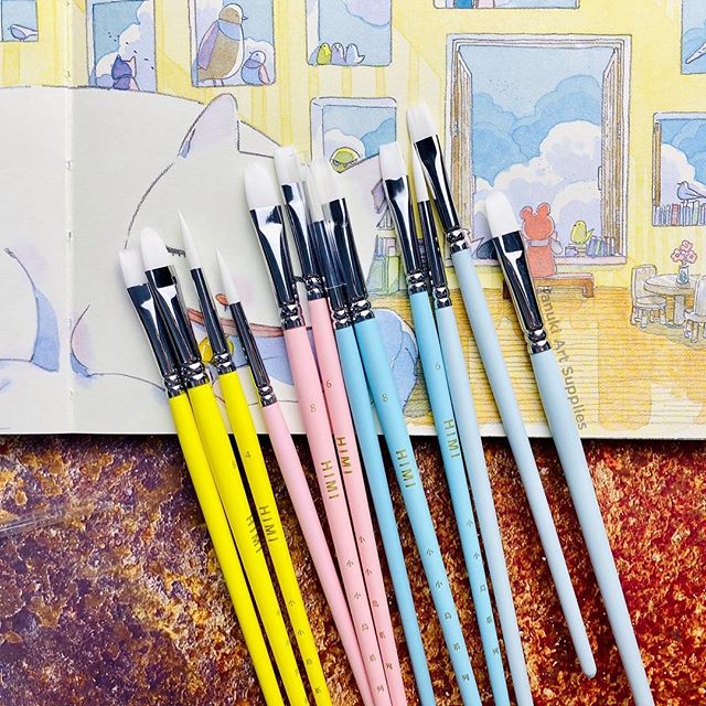 [HCM]CỌ VẼ HIMI BỘ 3 CÂY PASTEL