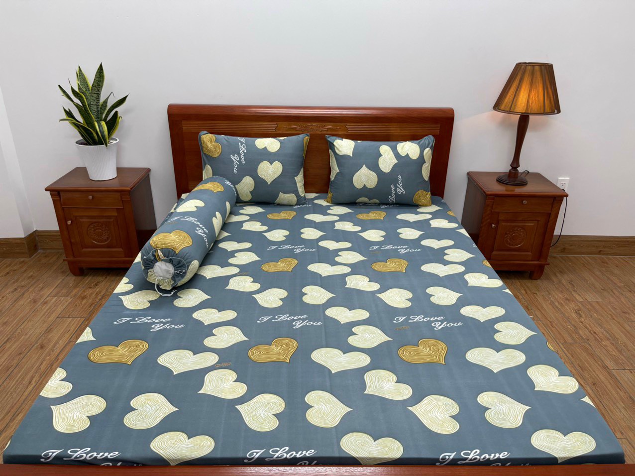 Bộ Drap Thun Hàn Quốc 4 Món Dành Cho Nệm Cao 10cm (CHAT Để Chọn Màu Sắc)
