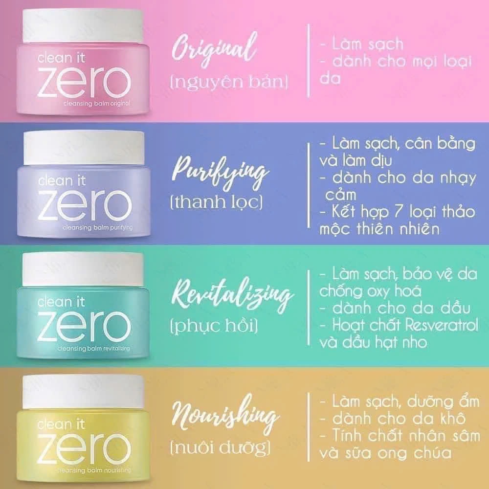 Sáp tẩy trang Banila Zero co 50ML có tem hãng ( MÃ 125 )