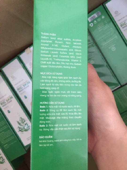 Sữa Rửa Mặt Ric Skin Tảo Biển