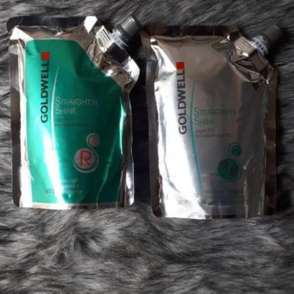 [Rẻ Vô Địch]Cặp Thuốc Uốn,Ép Nóng Goldwell 400ml X 2