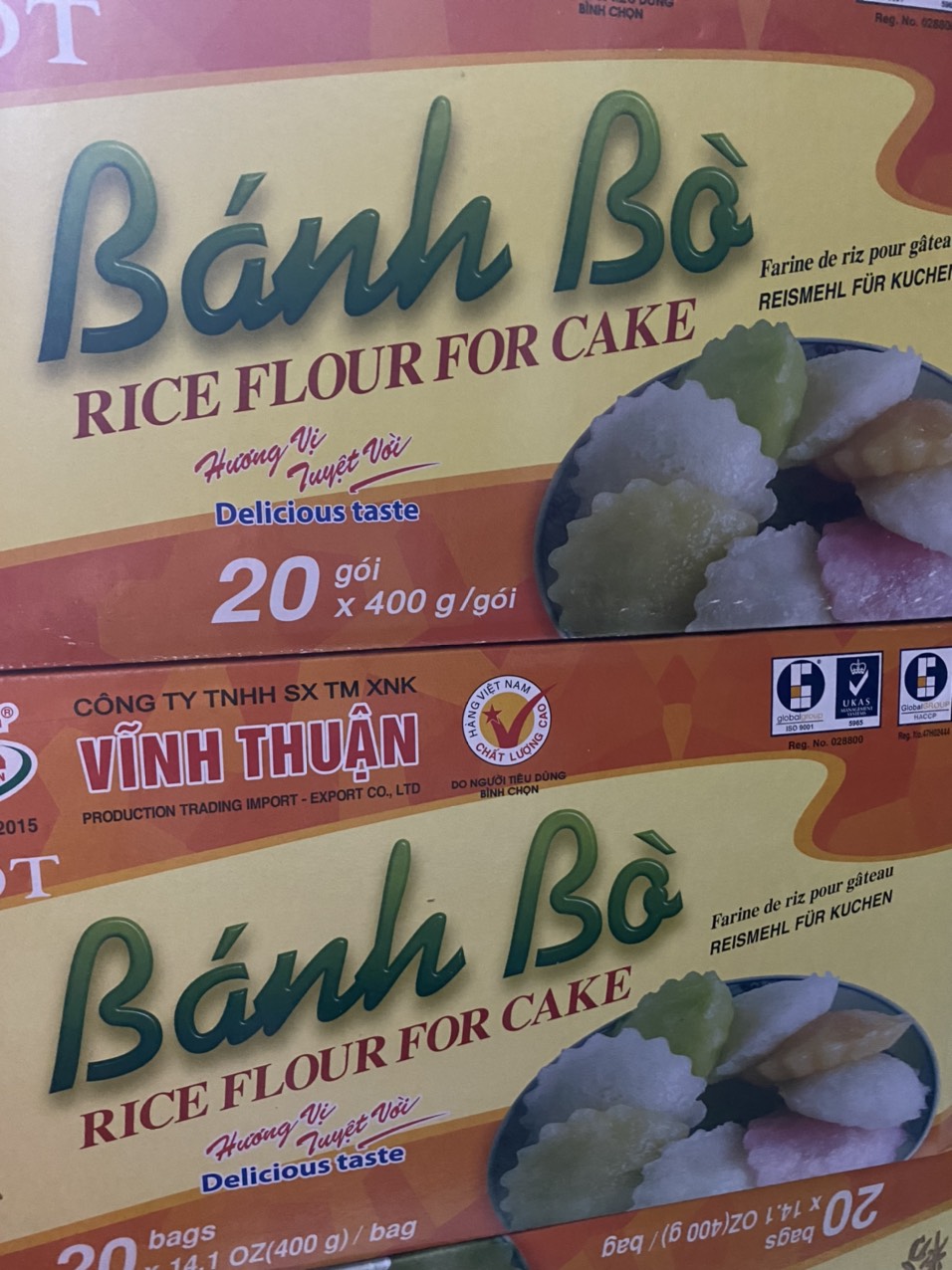 COMBO 20 GÓI  BỘT BÁNH BÒ VĨNH THUẬN  400G