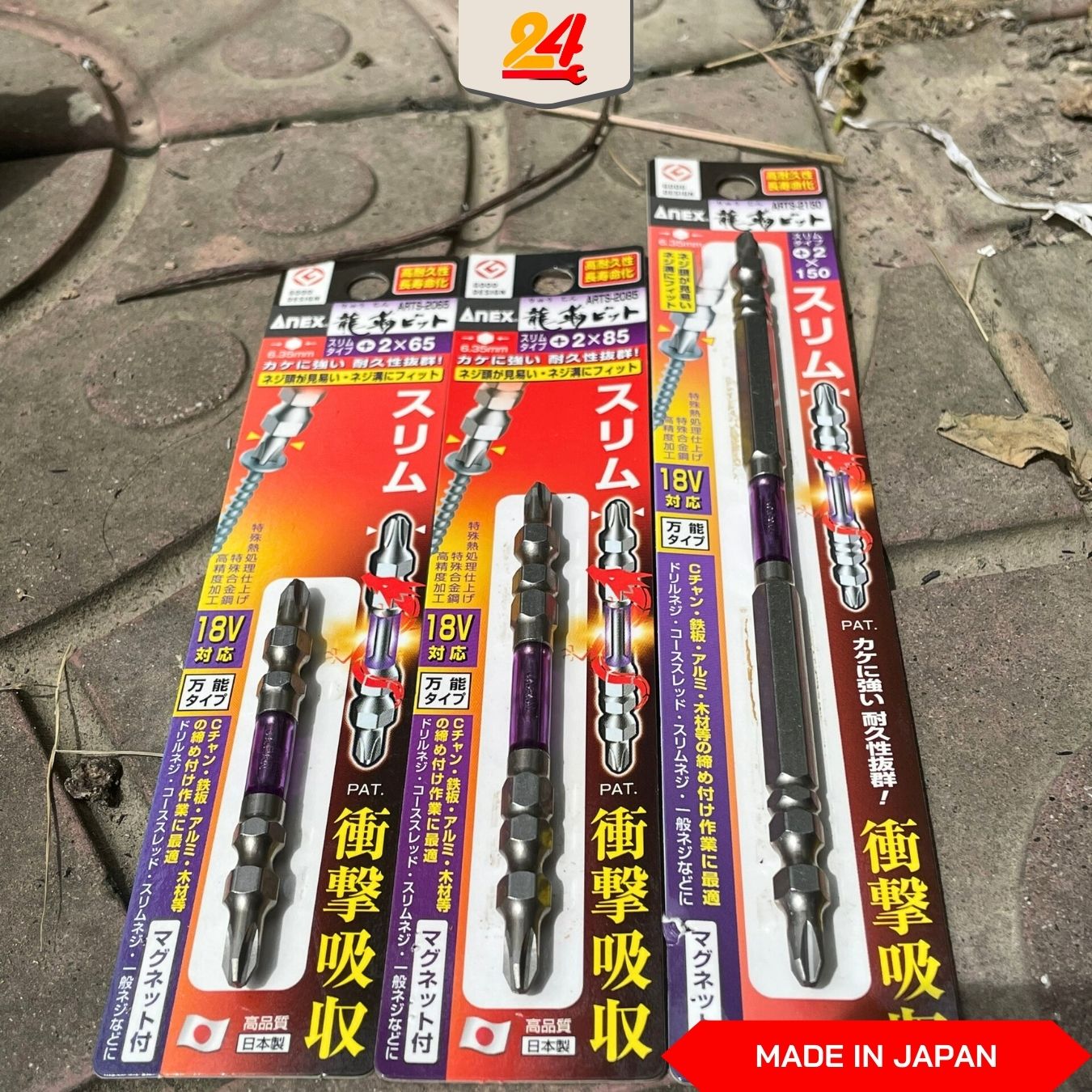 Mũi Vít Nhật ANEX Rồng Đen Siêu Cứng [made in japan]
