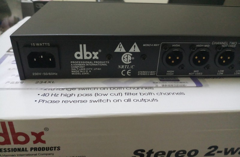Thiết bị chỉnh âm Crossover DBX 234XL