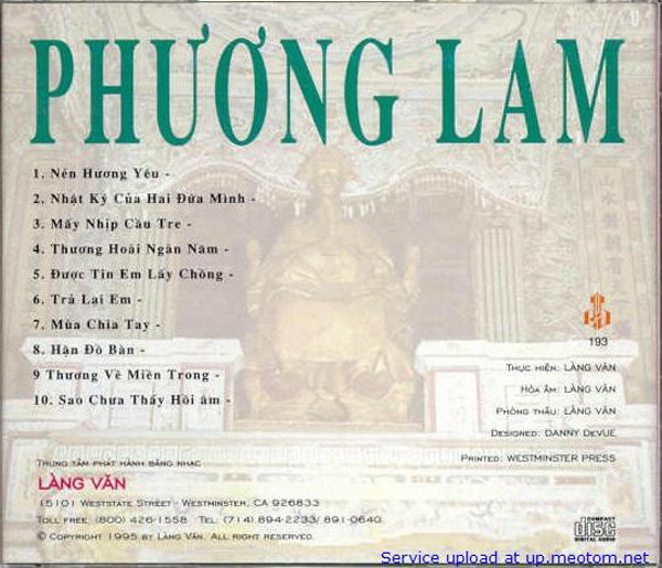 Bộ 6 đĩa cd nhạc Làng Văn 8
