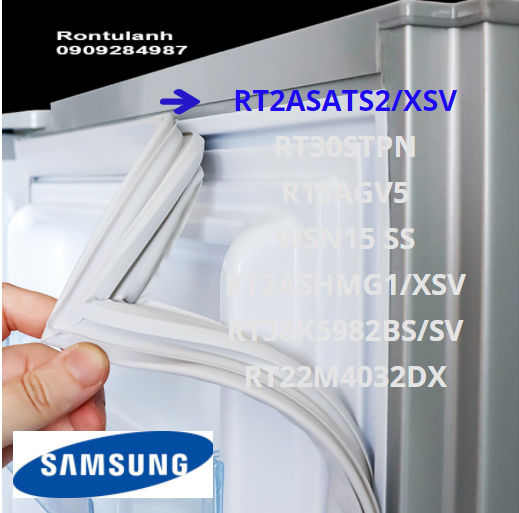 Ron cửa tủ lạnh Samsung model RT22M4032DX