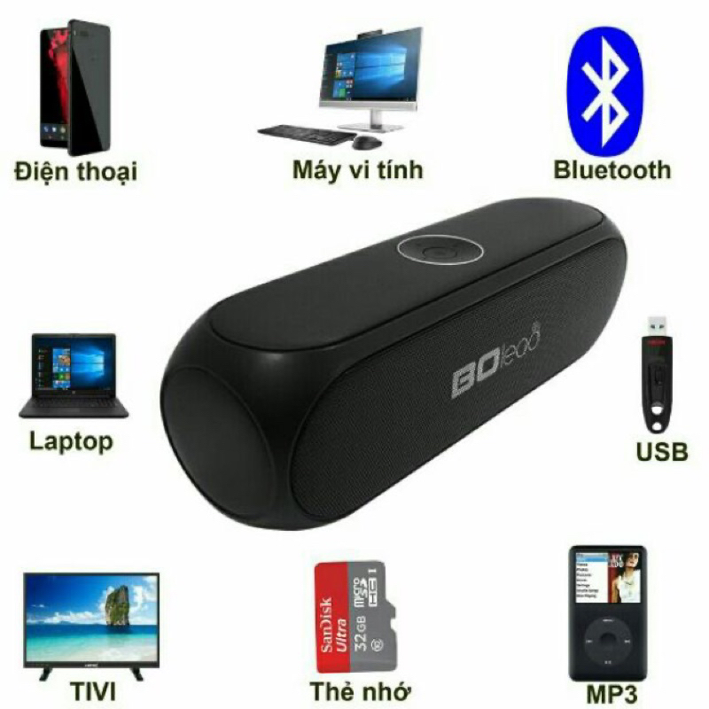 Loa bluetooth BOLEAD S7 dáng dài công suất 20W