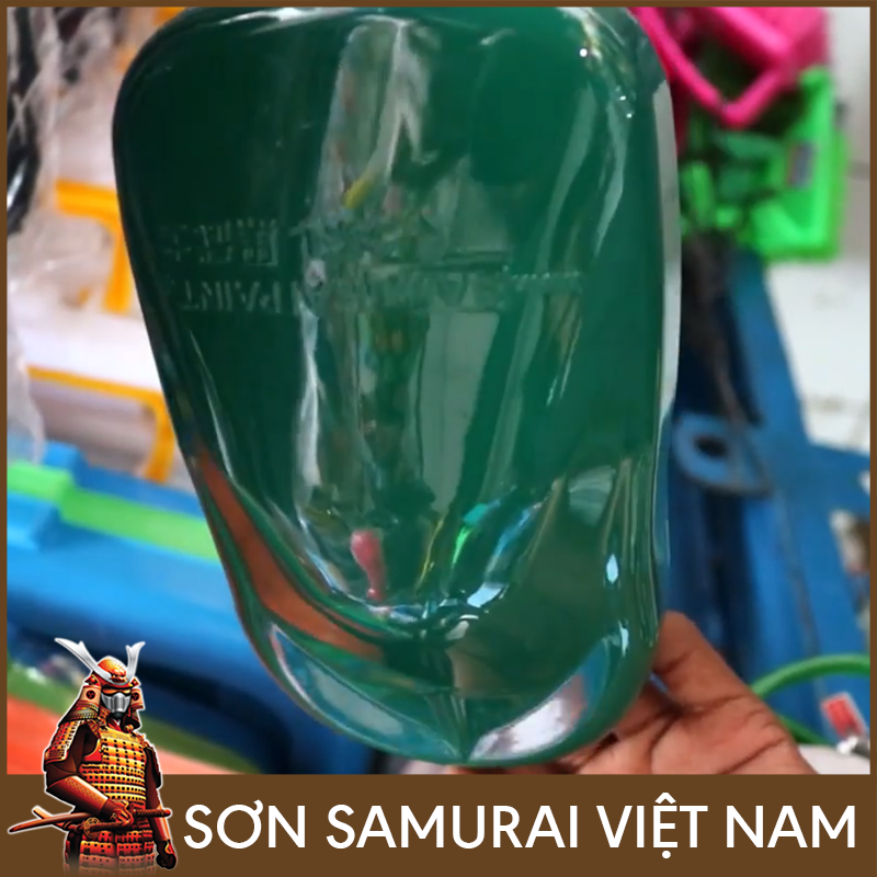 Sơn samurai màu xanh lá - Combo sơn xanh lá 162 sơn xịt samurai